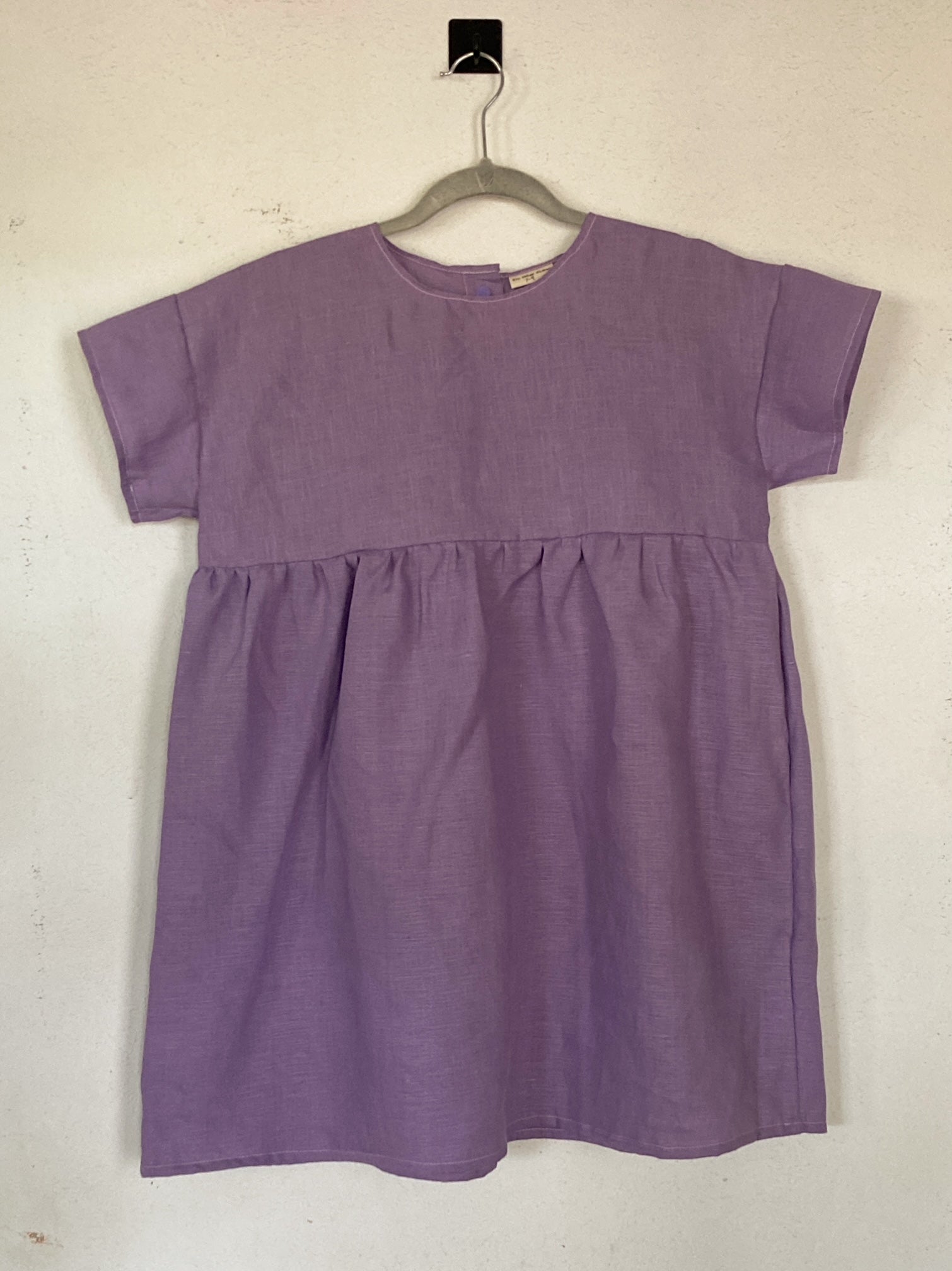 Everything Dress 7-8T, Linen, Purple