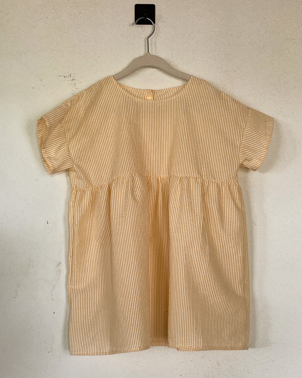 Everything Dress 3-4T, Cotton, Yellow-striped