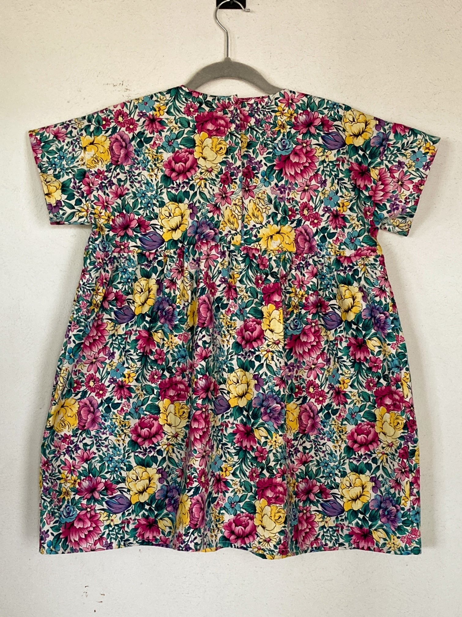 Everything Dress 5-6T, Cotton, Floral Teal