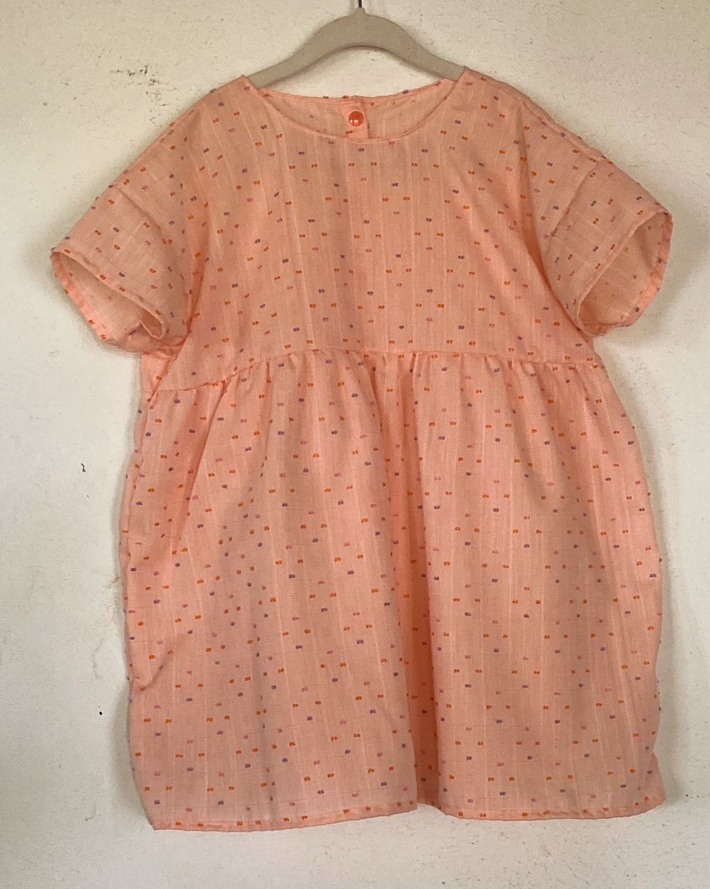 Everything Dress 3-4T, Cotton, Peach