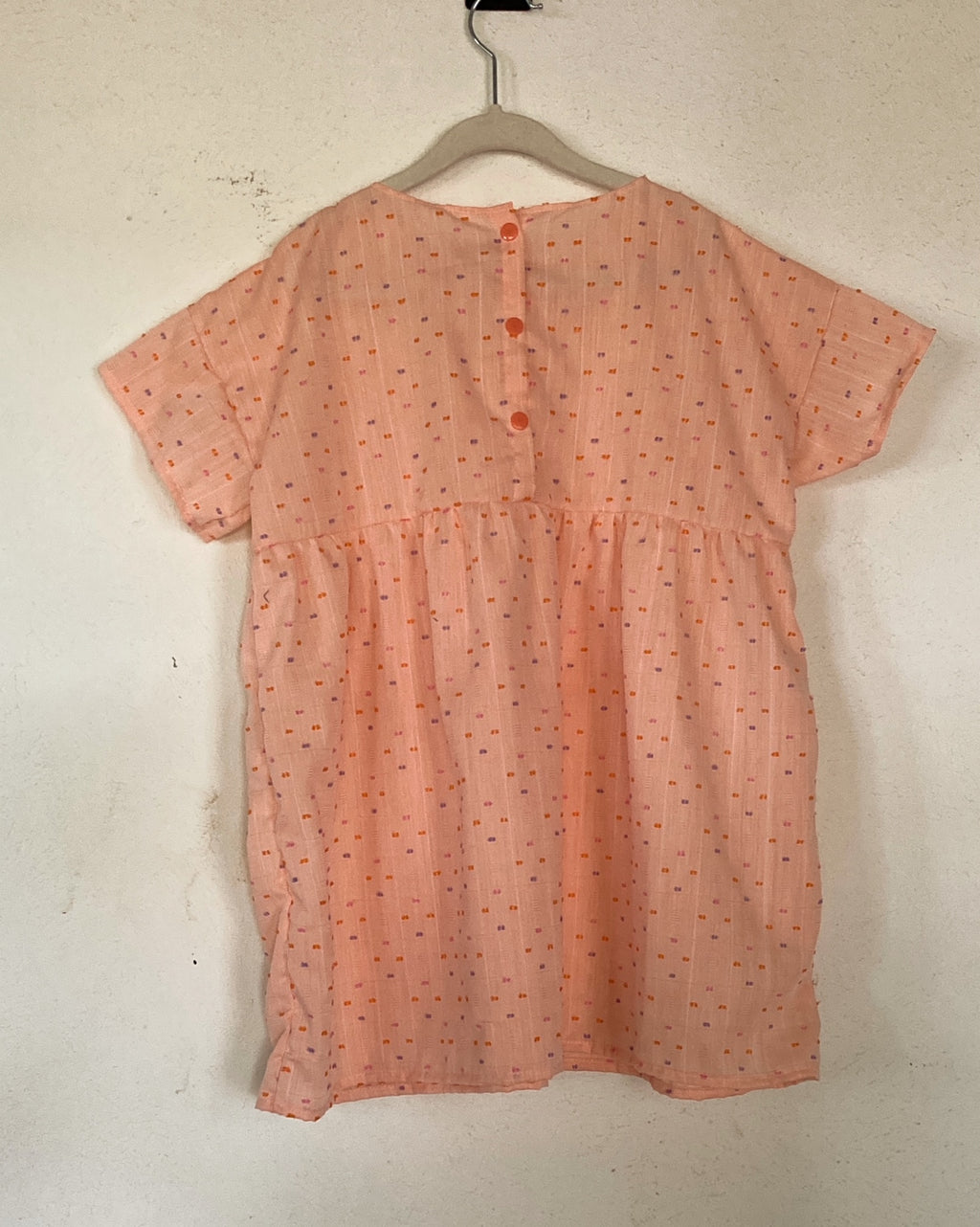 Everything Dress 3-4T, Cotton, Peach