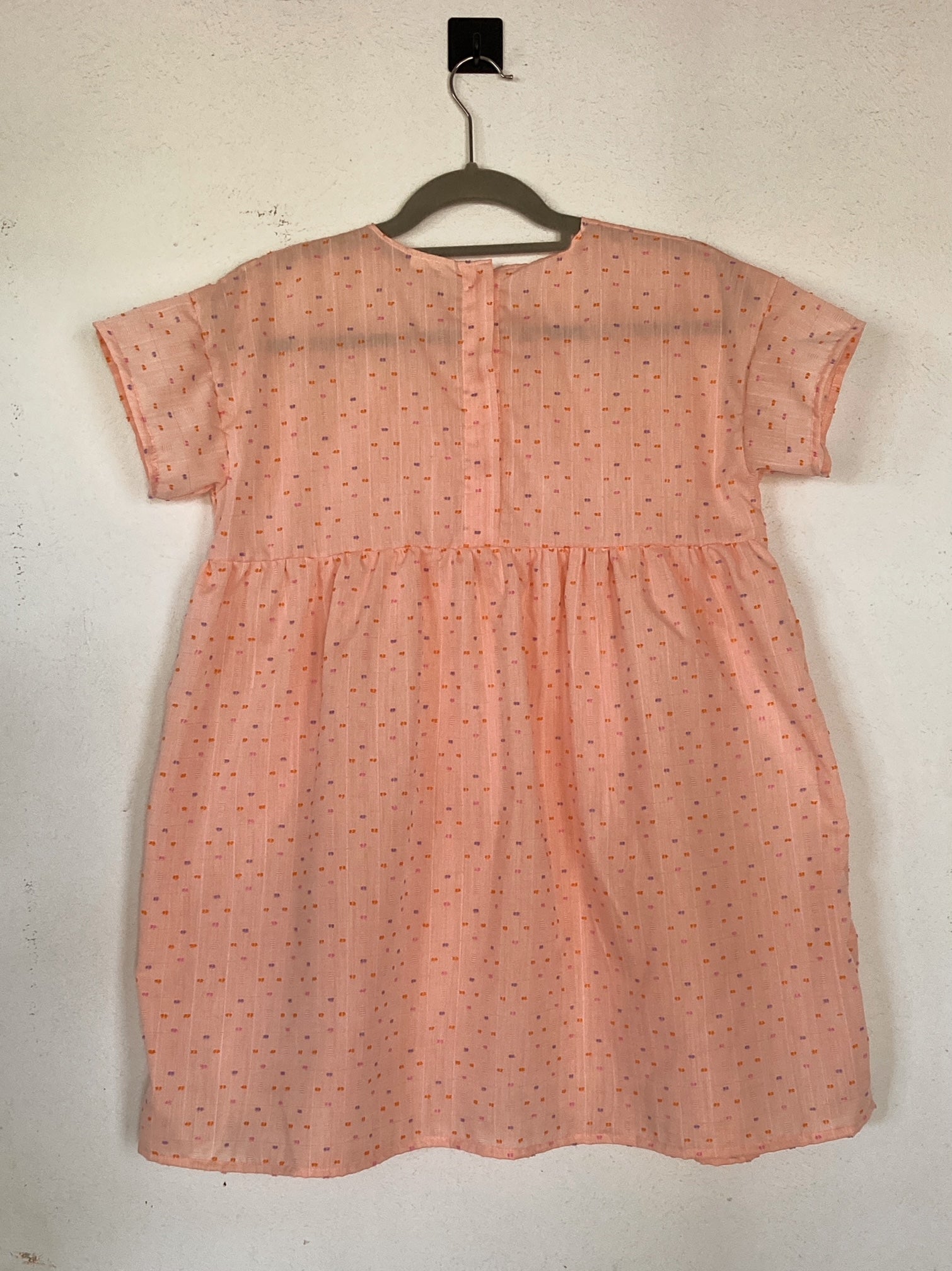 Everything Dress 7-8T, Cotton, Peach