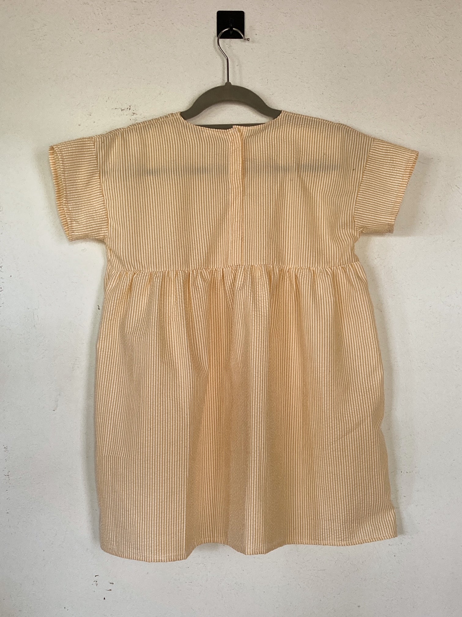 Everything Dress 5-6T, Cotton, Yellow-striped