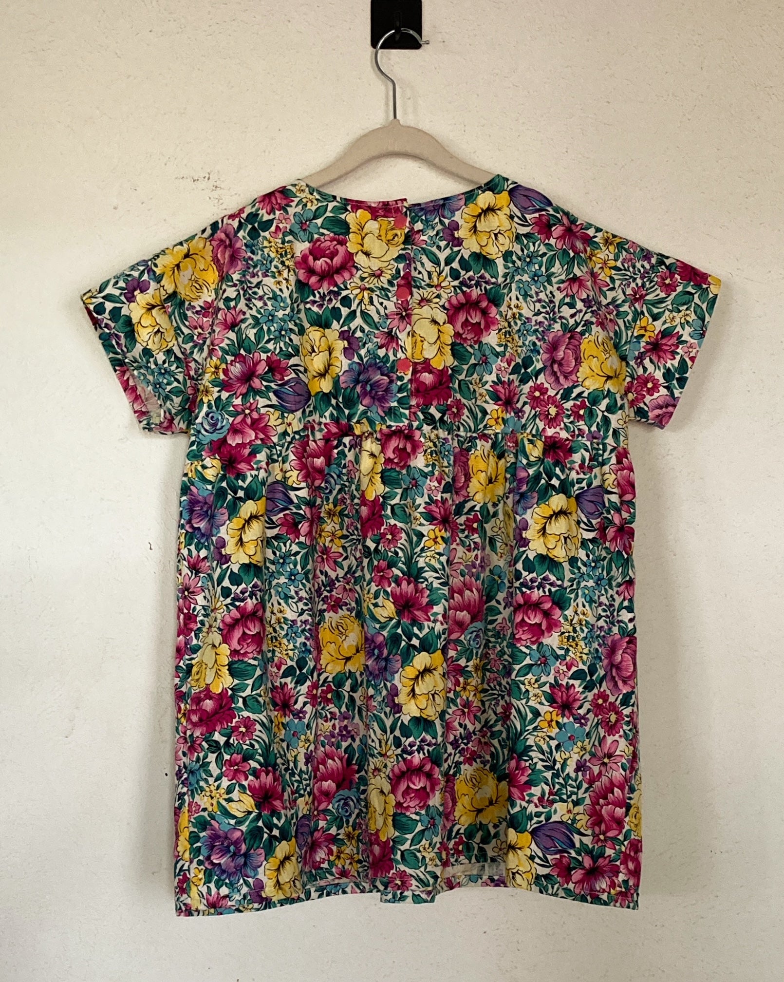 Everything Dress 3-4T, Cotton, Floral Teal