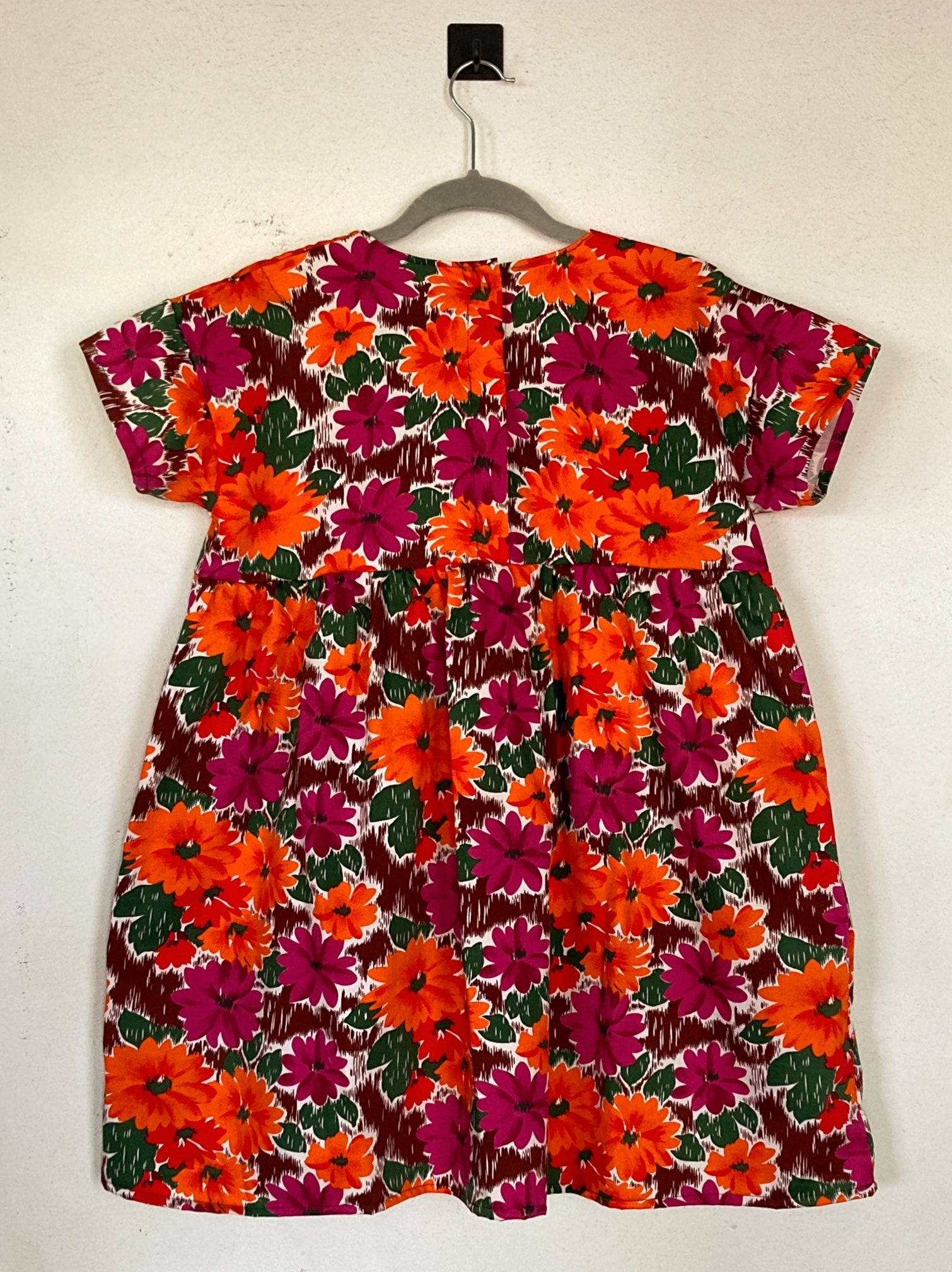 Everything Dress 7-8T, Cotton, Brown Floral